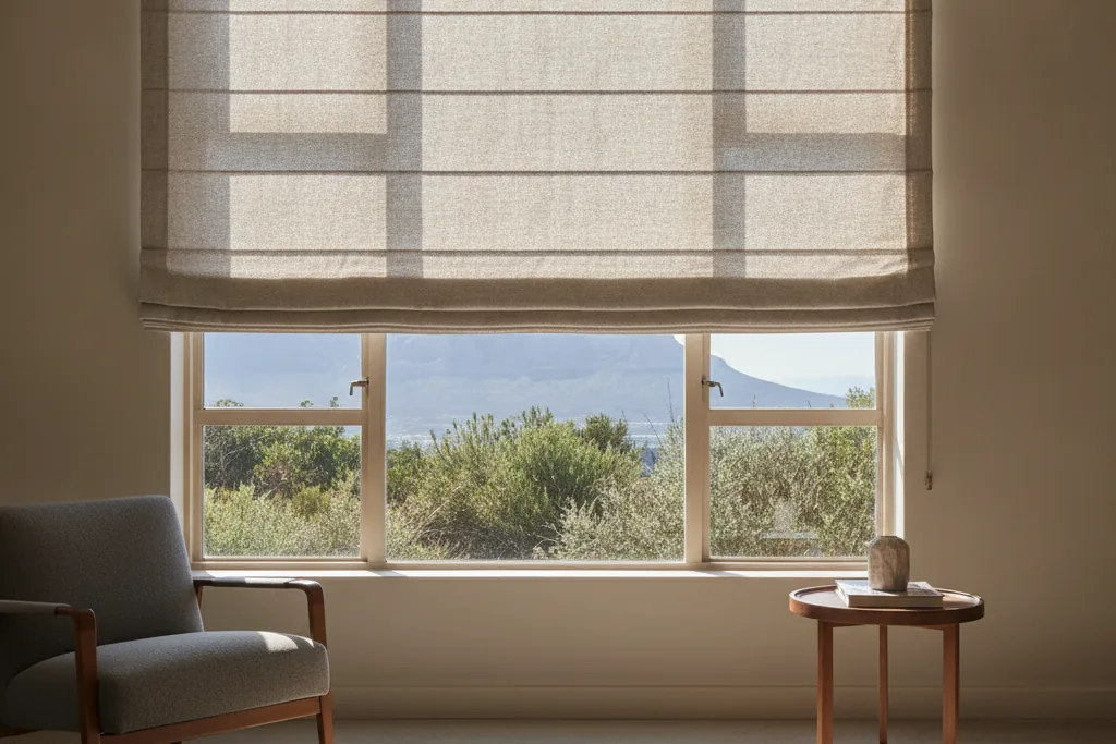 Roman blinds in Cape Town